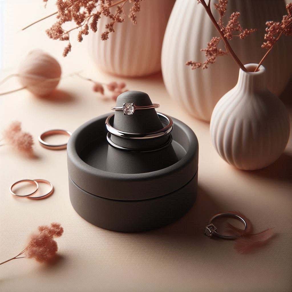 Minimalistisk ringe holder