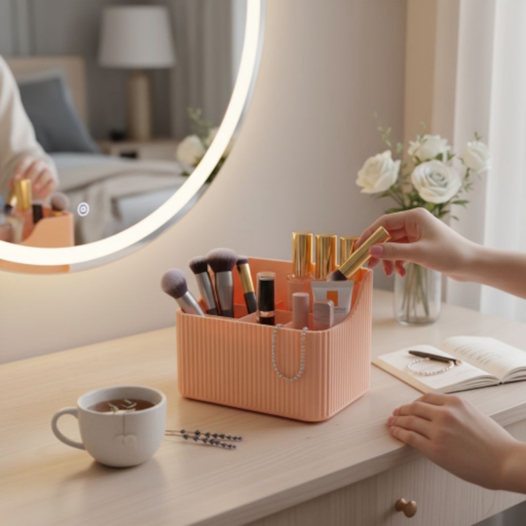 Bæredygtig Makeup- og Skønheds-organizer