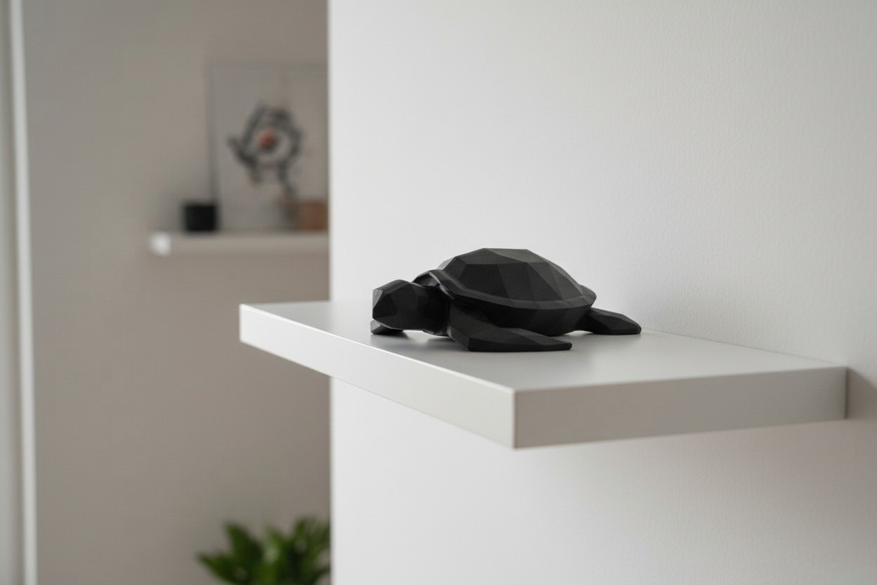 Skildpadde Skulptur - Billede 3
