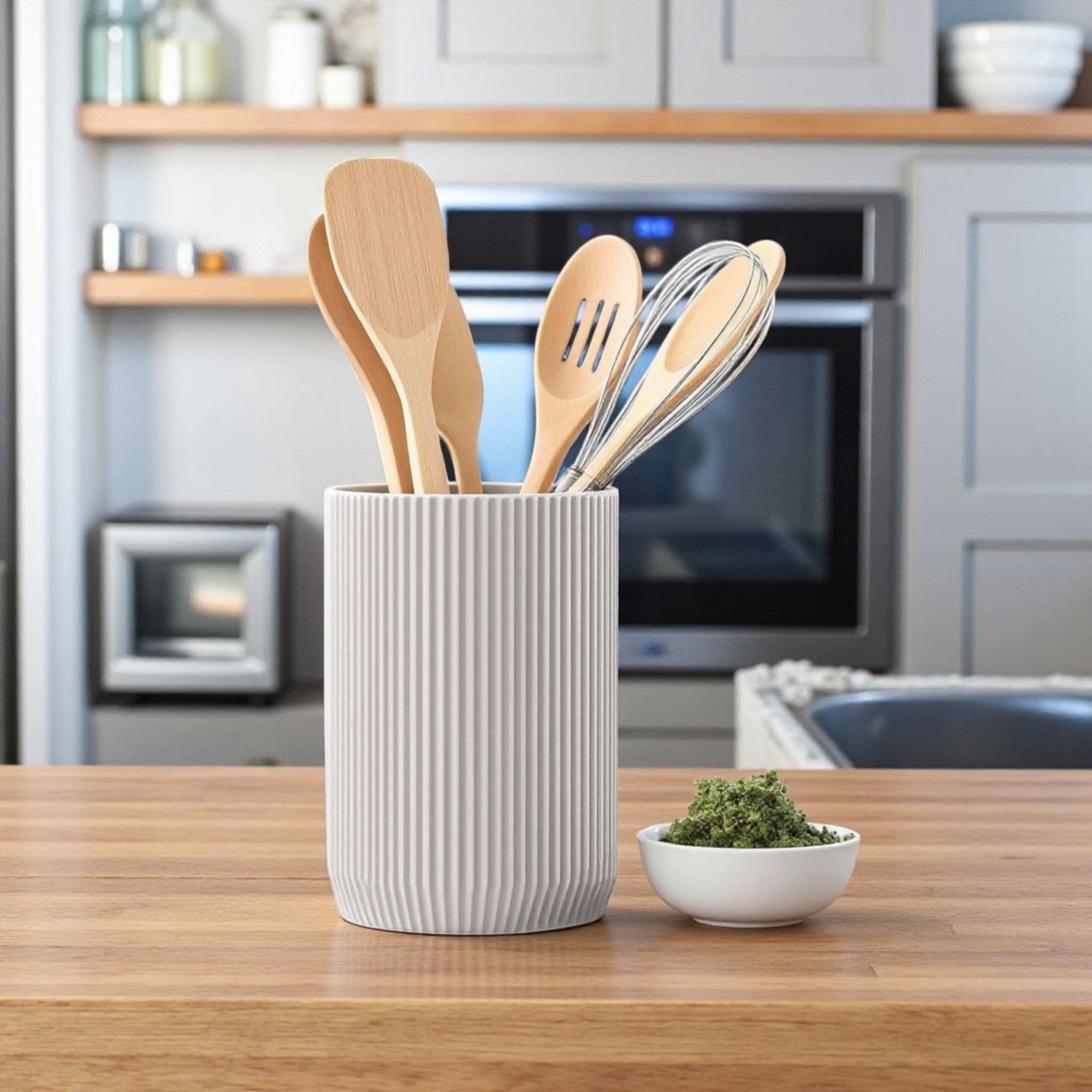 Køkken redskabsholder i riflet design