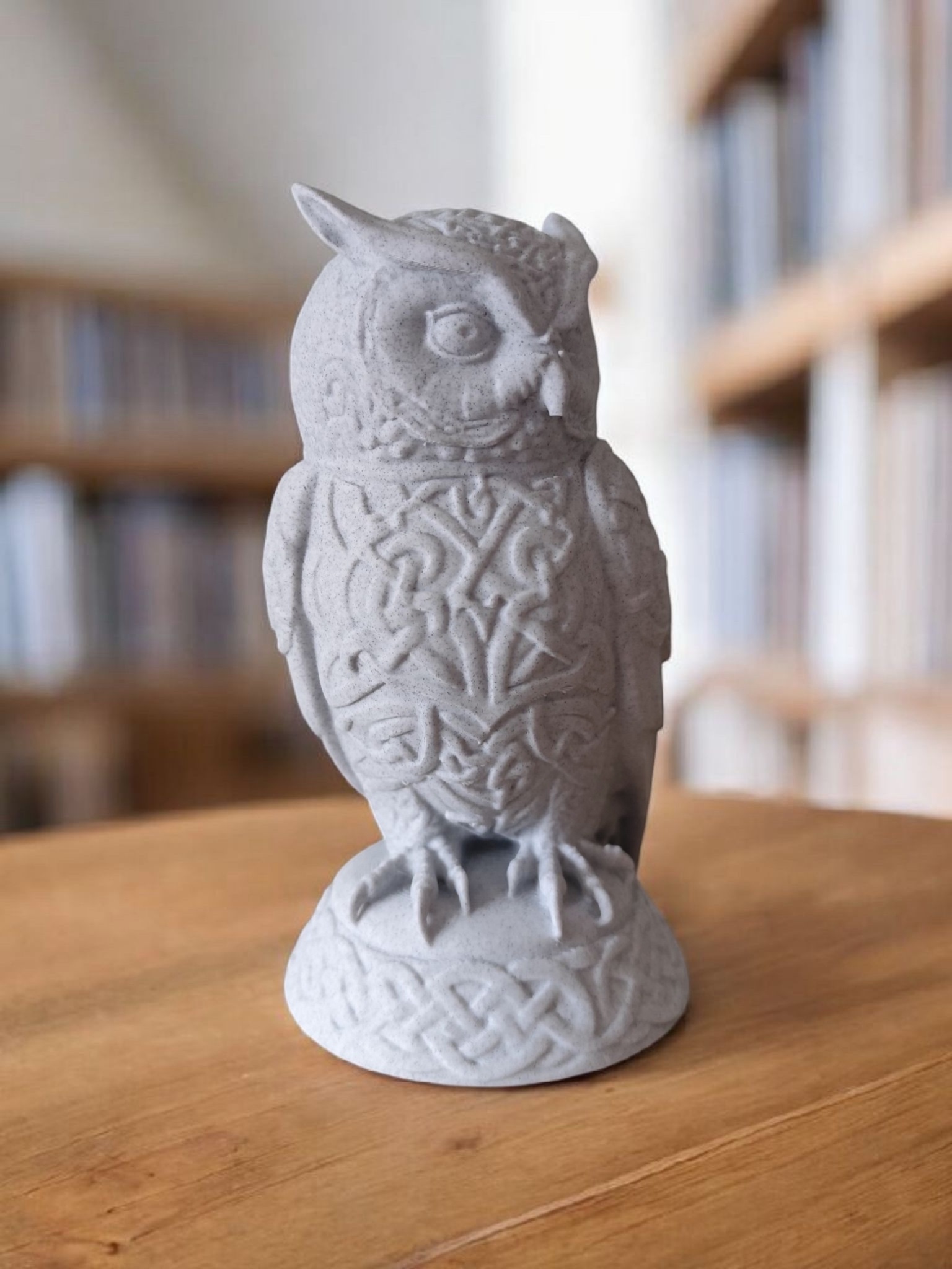 Uglefigur med Keltisk Mønster - Billede 3