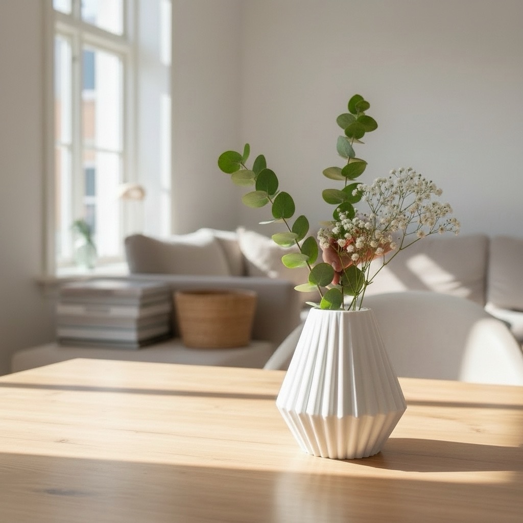 Moderne Geometrisk Vase - Billede 2