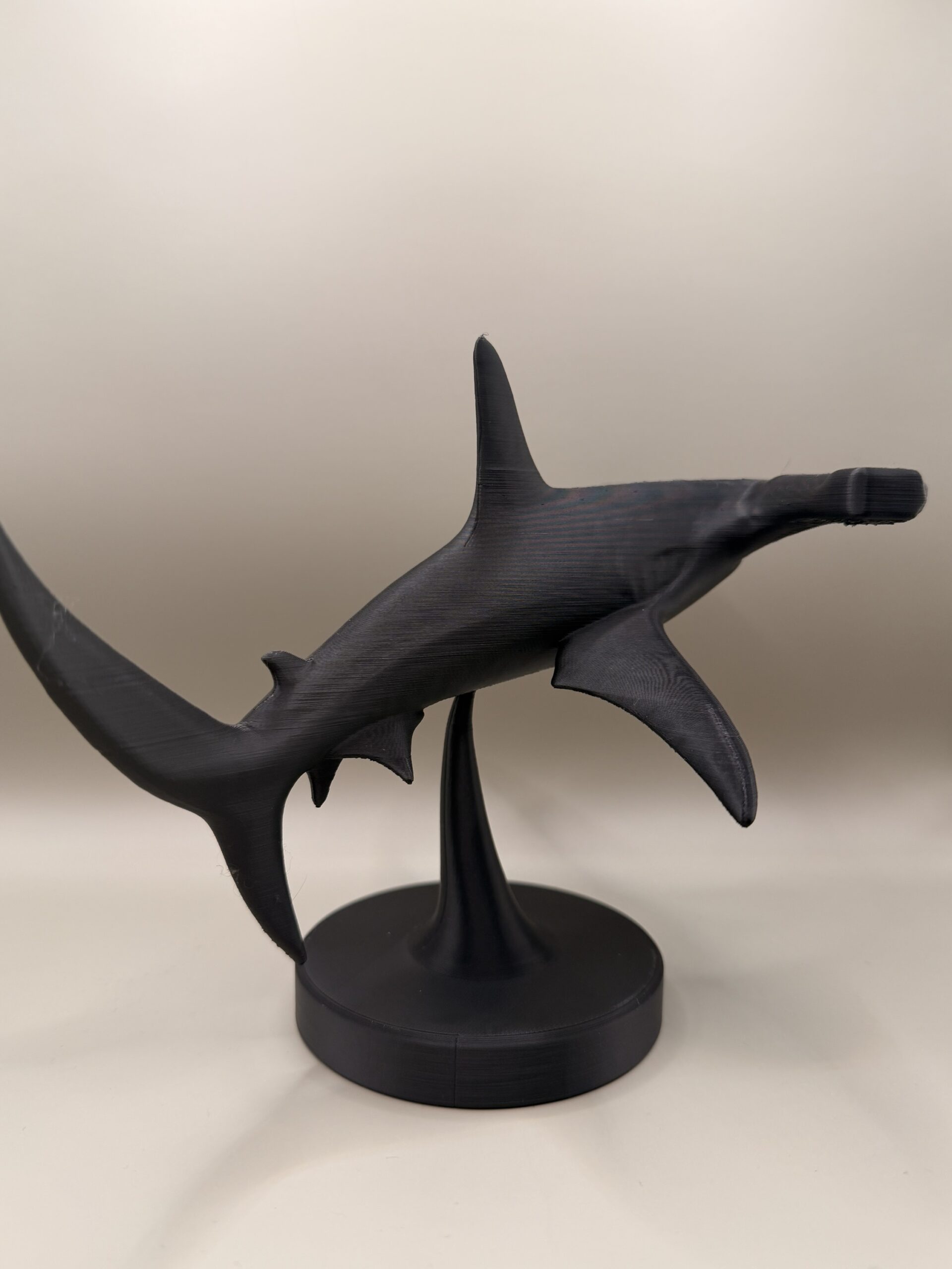 Elegant Hammerhaj Skulptur - Billede 3