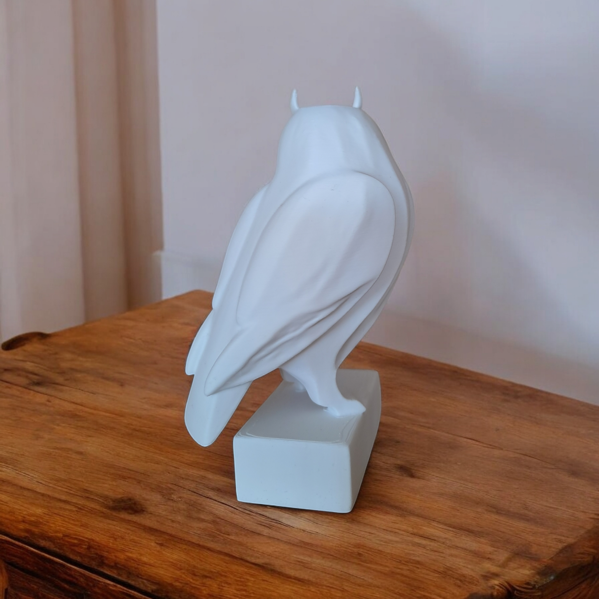 Ugle Skulptur - Billede 2